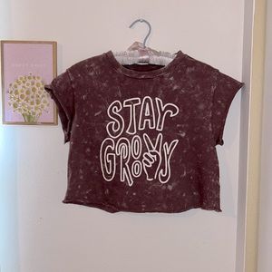 bloom POP cropped t-shirt